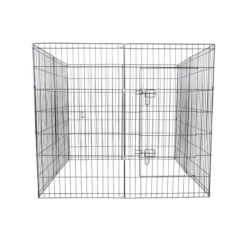 DH051-4 Faltbarer 8-Panel-Laufstall aus Metall für Katzen